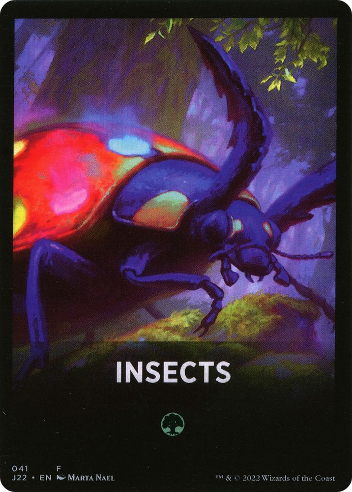 Insects Theme Card [Jumpstart 2022 Front Cards] Magic: The Gathering