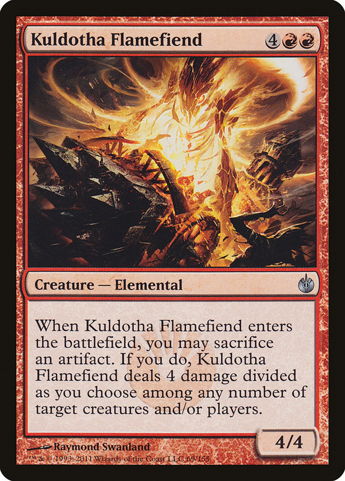 Kuldotha Flamefiend [Mirrodin Besieged] Magic: The Gathering