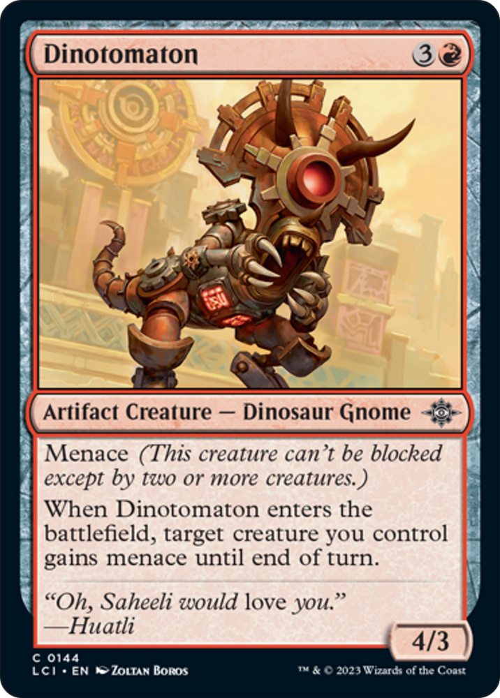 Dinotomaton [The Lost Caverns of Ixalan] Magic: The Gathering