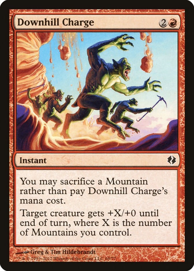 Downhill Charge [Duel Decks: Venser vs. Koth] Magic: The Gathering