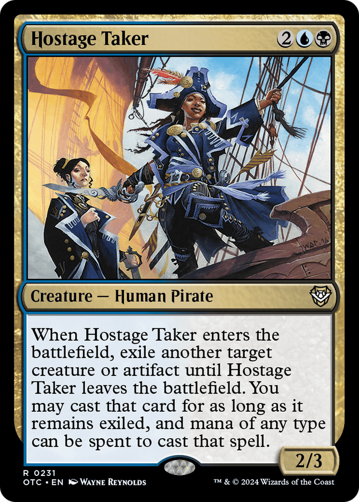 Hostage Taker [Outlaws of Thunder Junction Commander] Magic: The Gathering