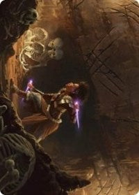 Dogged Pursuit Art Card [Kaldheim Art Series] Magic: The Gathering