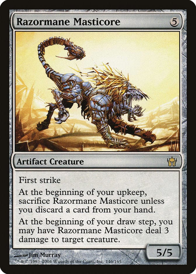 Razormane Masticore [Fifth Dawn] Magic: The Gathering
