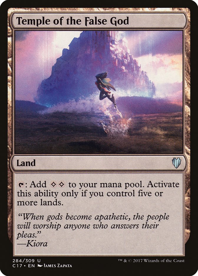 Temple of the False God [Commander 2017] Magic: The Gathering