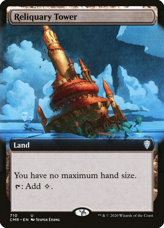 Reliquary Tower (Extended Art) [Commander Legends] Magic: The Gathering