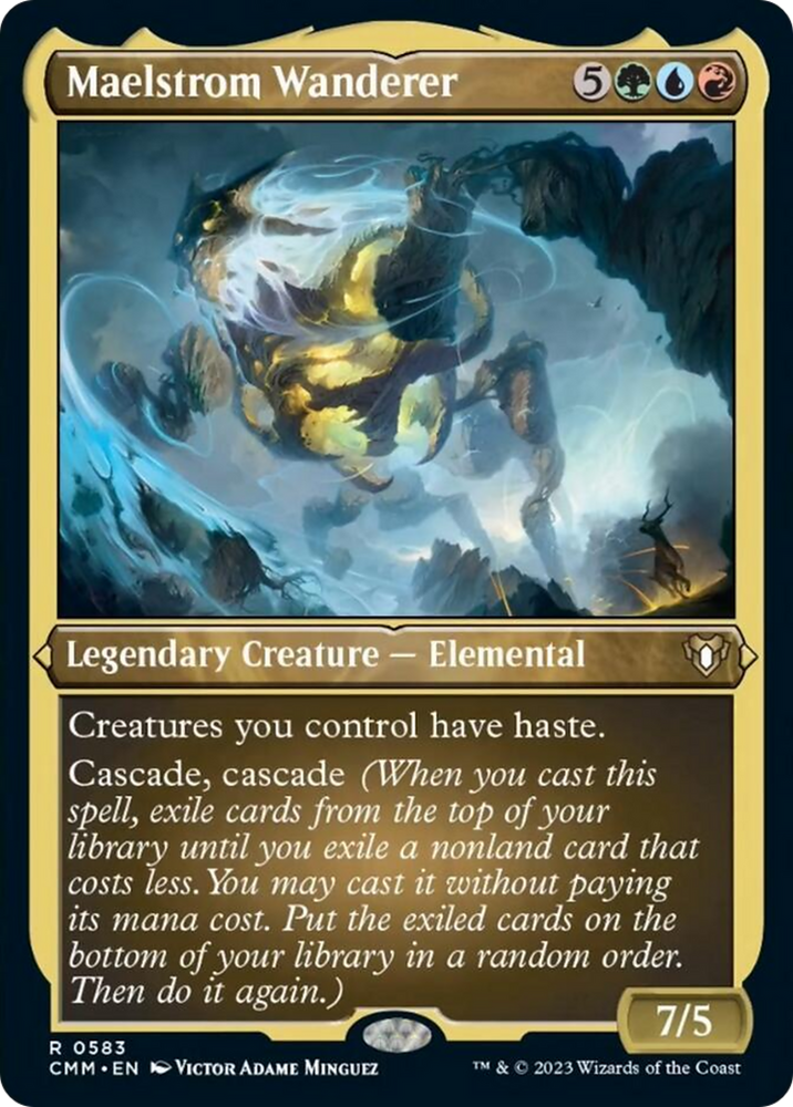 Maelstrom Wanderer (Foil Etched) [Commander Masters] Magic: The Gathering