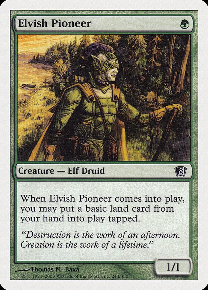 Elvish Pioneer [Eighth Edition] Magic: The Gathering