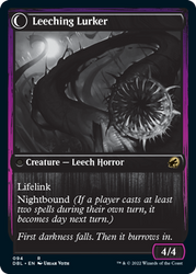 Curse of Leeches // Leeching Lurker [Innistrad: Double Feature] Magic: The Gathering
