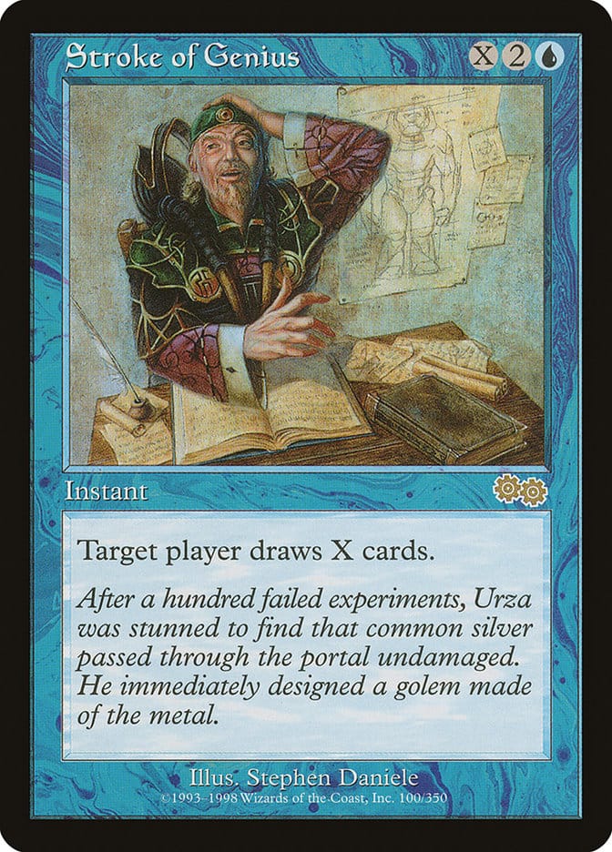 Stroke of Genius [Urza's Saga] Magic: The Gathering