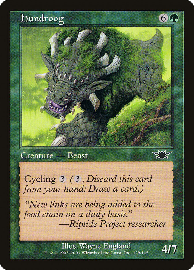 Hundroog [Legions] Magic: The Gathering