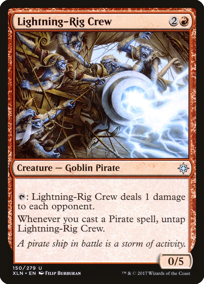 Lightning-Rig Crew [Ixalan] Magic: The Gathering