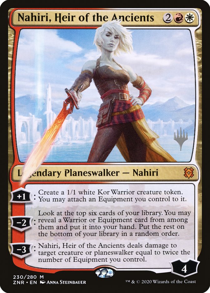 Nahiri, Heir of the Ancients (Promo Pack) [Zendikar Rising Promos] Magic: The Gathering