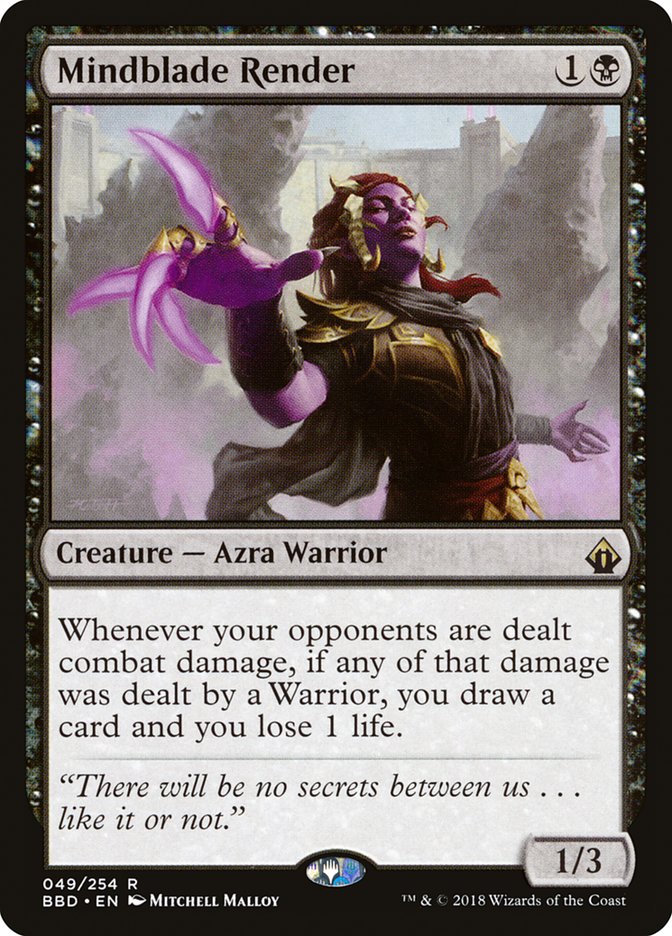 Mindblade Render [Battlebond] Magic: The Gathering