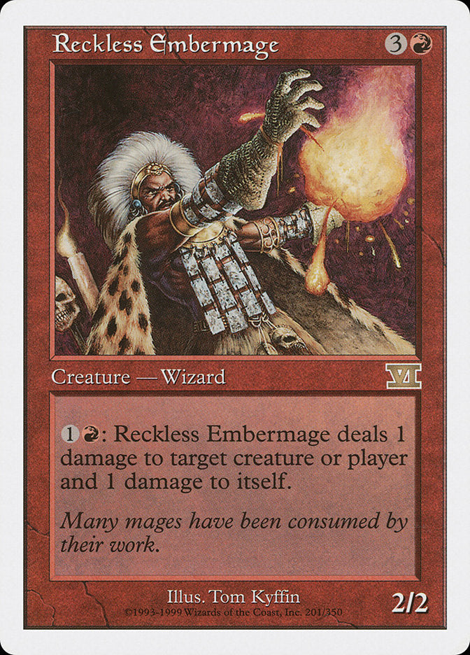 Reckless Embermage [Classic Sixth Edition] Magic: The Gathering