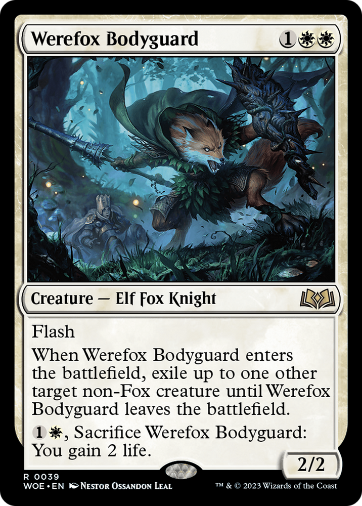 Werefox Bodyguard [Wilds of Eldraine] Magic: The Gathering