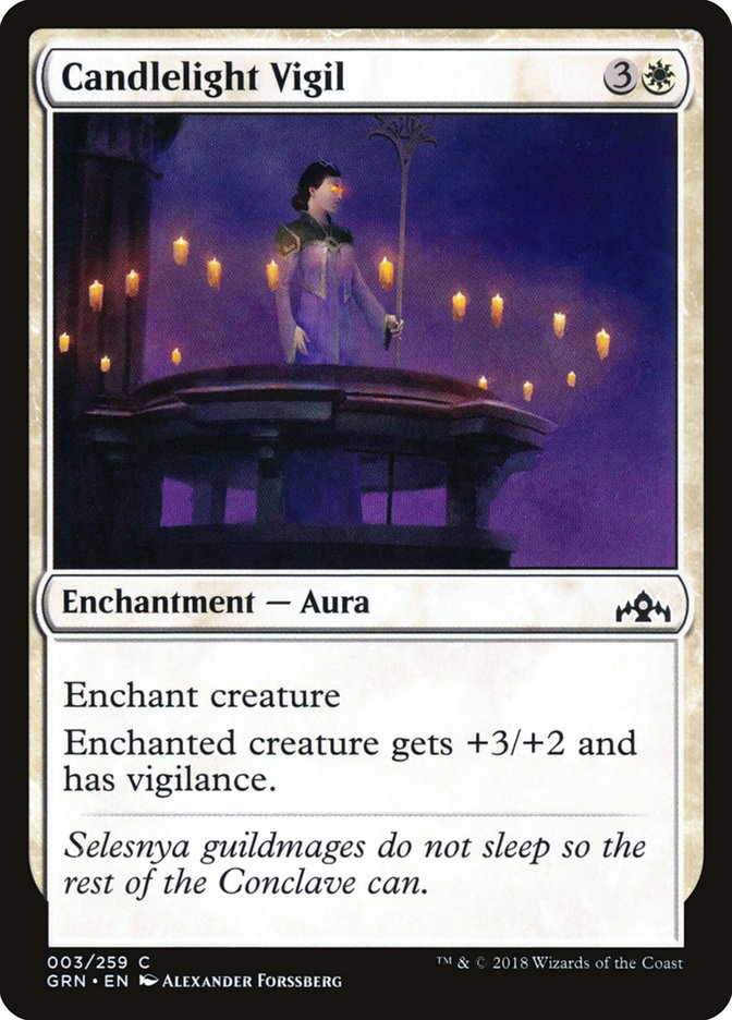Candlelight Vigil [Guilds of Ravnica] Magic: The Gathering