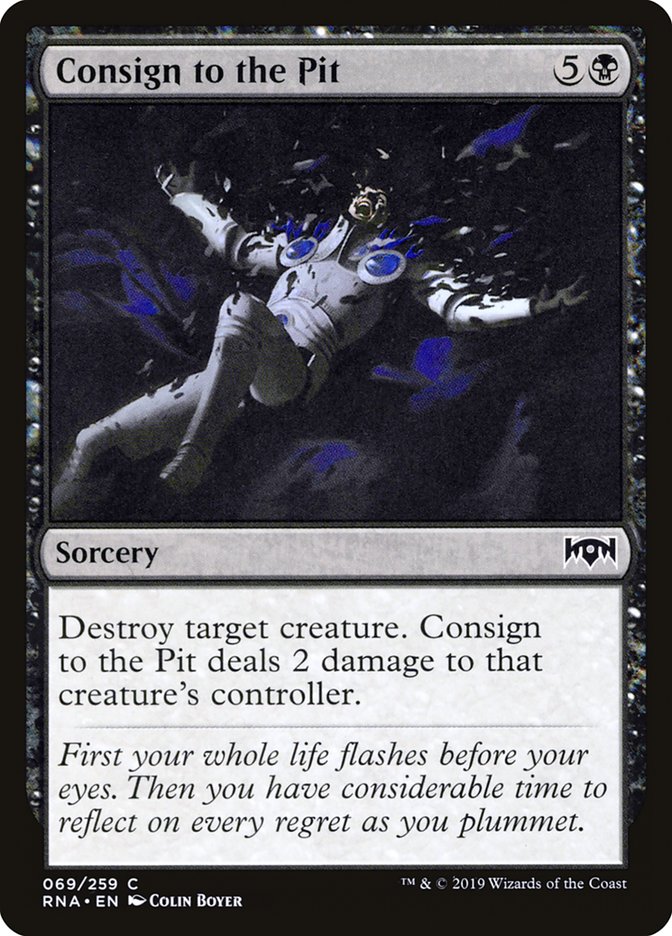 Consign to the Pit [Ravnica Allegiance] Magic: The Gathering