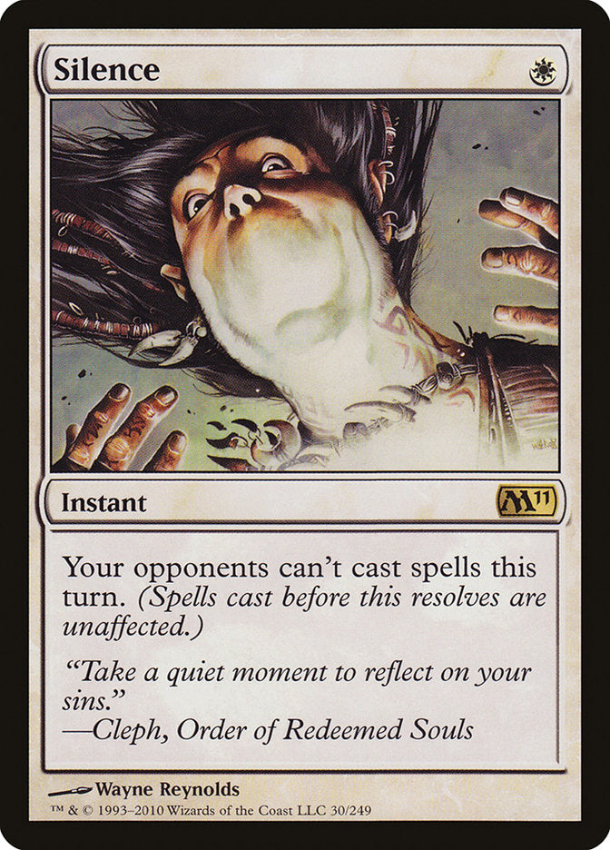 Silence [Magic 2011] Magic: The Gathering