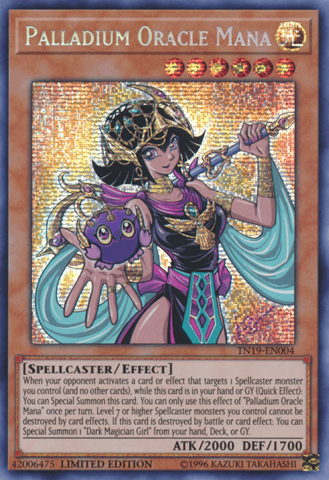 Palladium Oracle Mana [TN19-EN004] Prismatic Secret Rare - Yugioh Cards For Your TCG Needs!