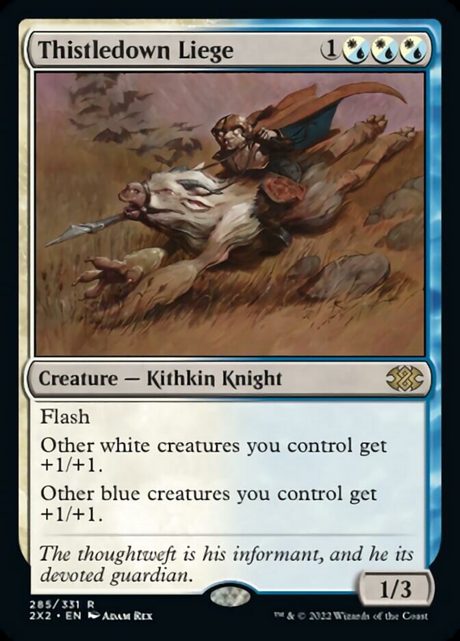 Thistledown Liege [Double Masters 2022] Magic: The Gathering