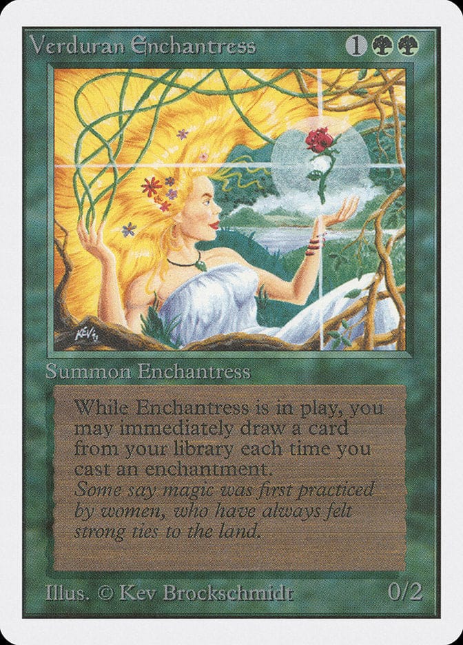 Verduran Enchantress [Unlimited Edition] Magic: The Gathering