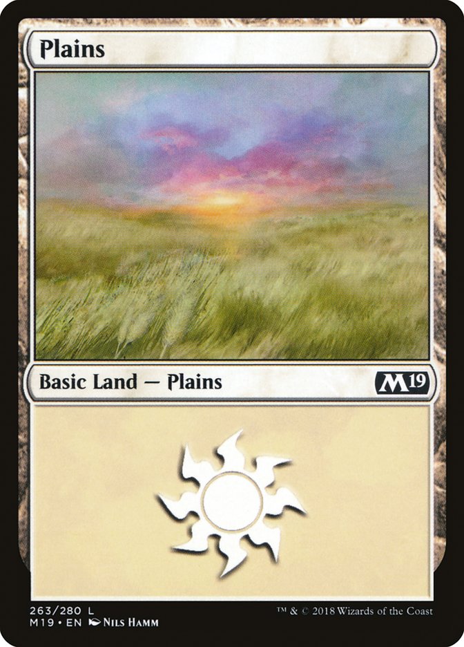 Plains (263) [Core Set 2019] Magic: The Gathering