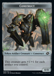Thopter // Construct (005) Double-Sided Token [The Brothers' War Tokens] Magic: The Gathering