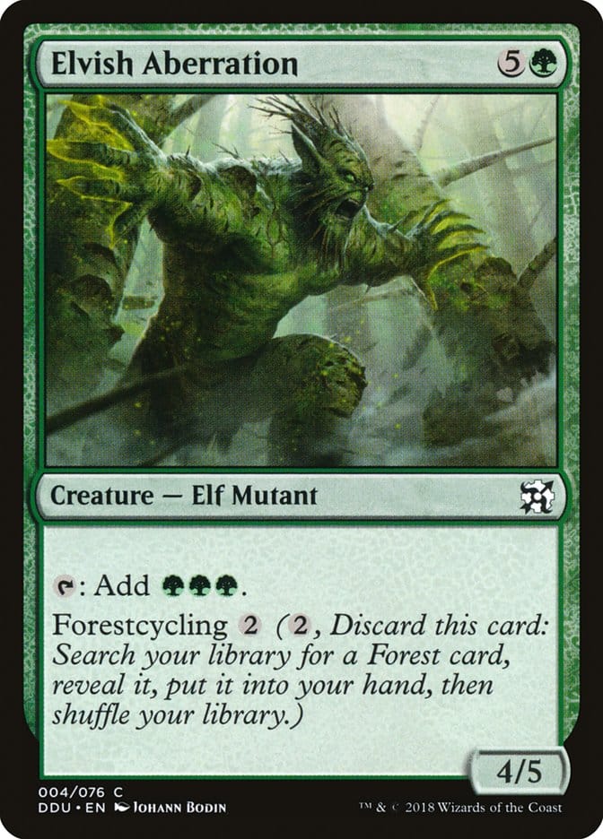 Elvish Aberration [Duel Decks: Elves vs. Inventors] Magic: The Gathering
