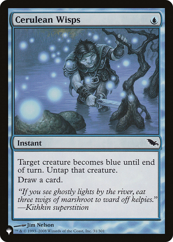 Cerulean Wisps [The List] Magic: The Gathering
