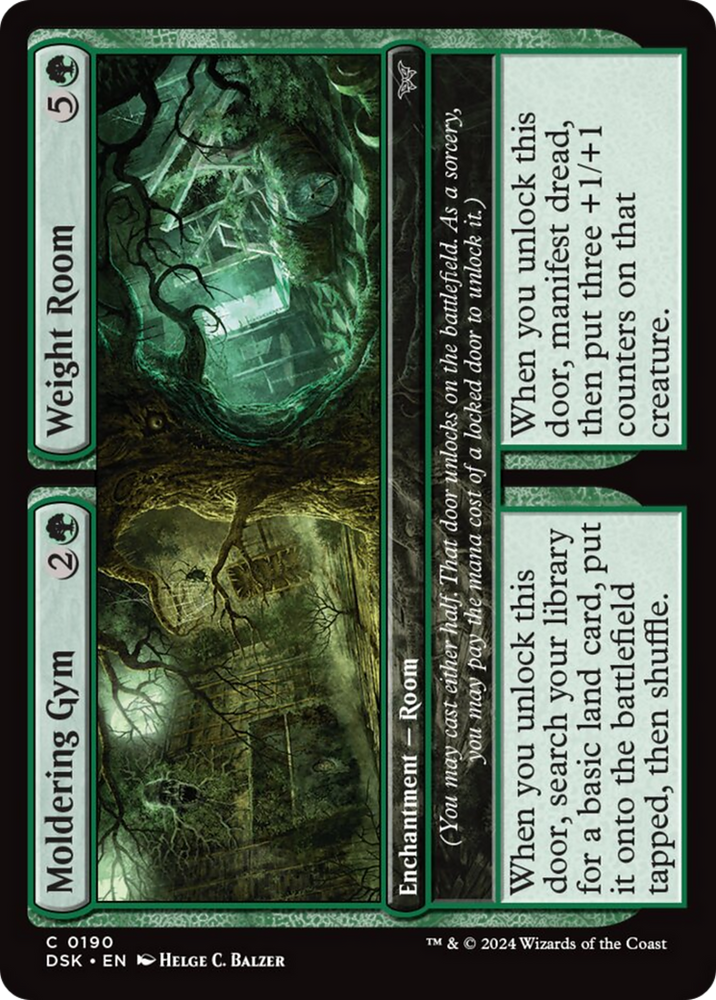 Moldering Gym // Weight Room [Duskmourn: House of Horror] Magic: The Gathering