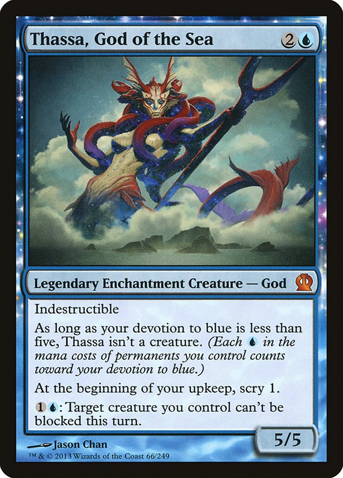 Thassa, God of the Sea [Theros] Magic: The Gathering