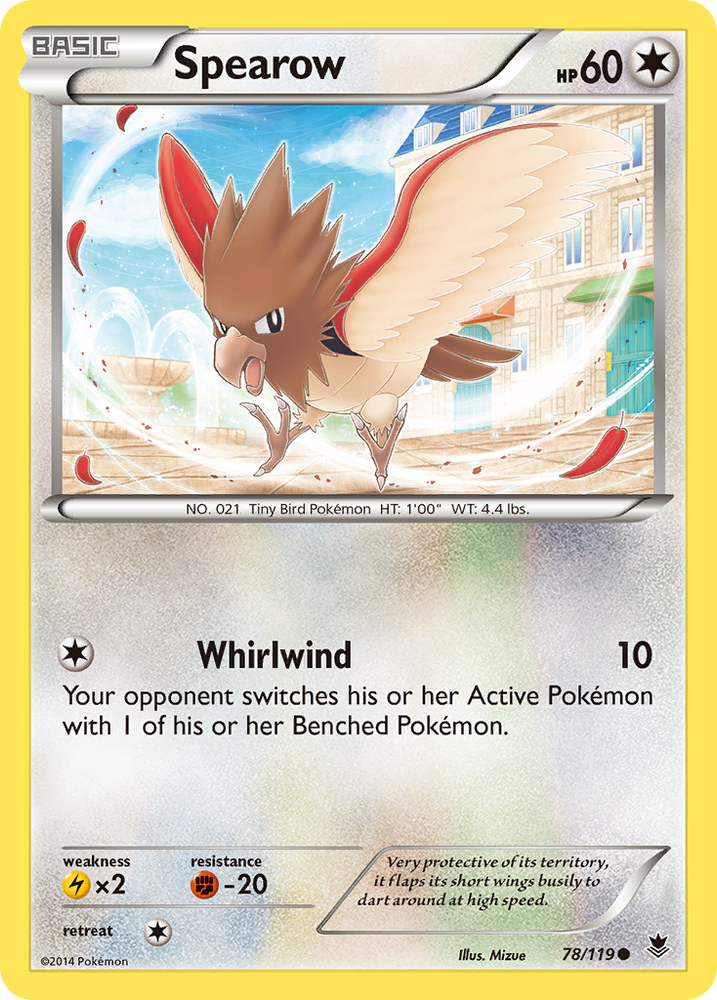 Spearow (78/119) [XY: Phantom Forces] Pokémon