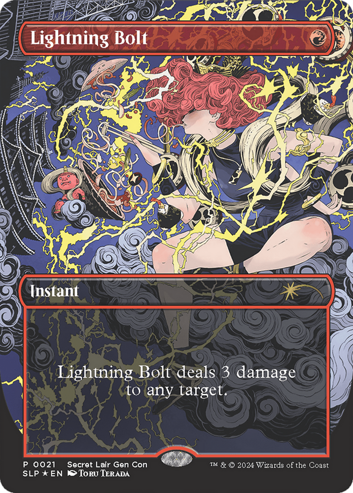 Lightning Bolt [Secret Lair Showdown] Magic: The Gathering