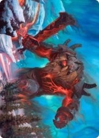 Quakebringer Art Card [Kaldheim Art Series] Magic: The Gathering