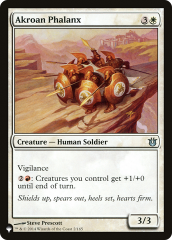 Akroan Phalanx [The List] Magic: The Gathering