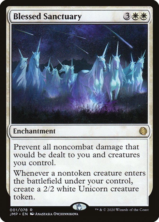Blessed Sanctuary [Jumpstart] Magic: The Gathering