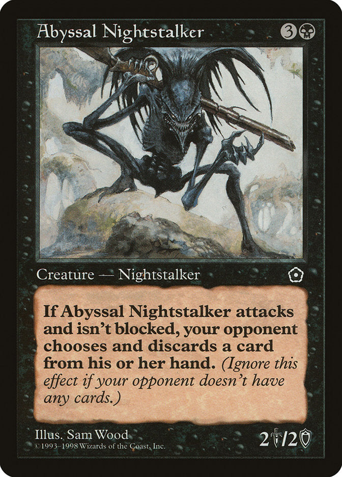 Abyssal Nightstalker [Portal Second Age] Magic: The Gathering