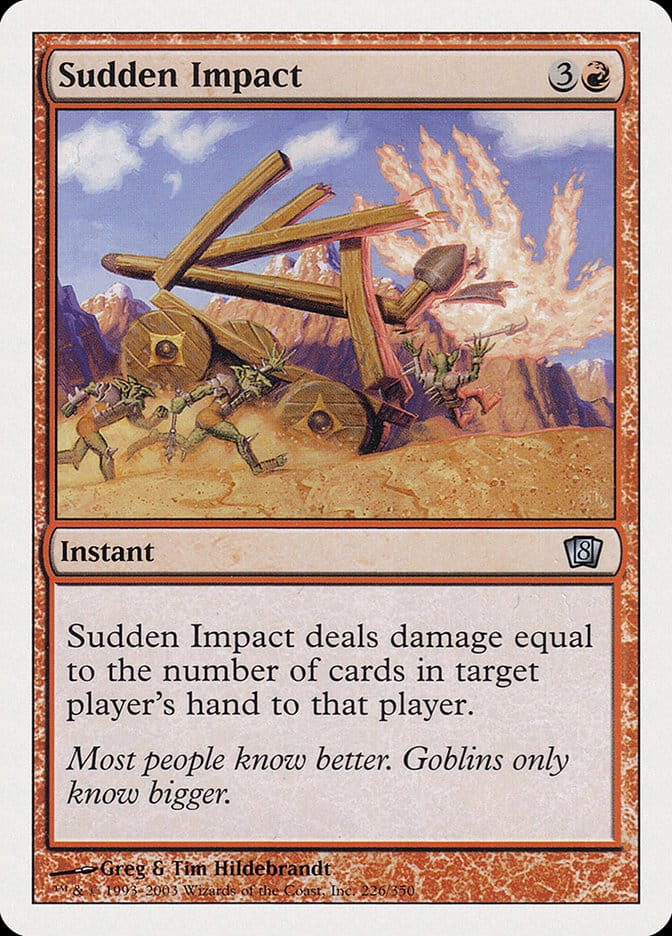 Sudden Impact [Eighth Edition] Magic: The Gathering