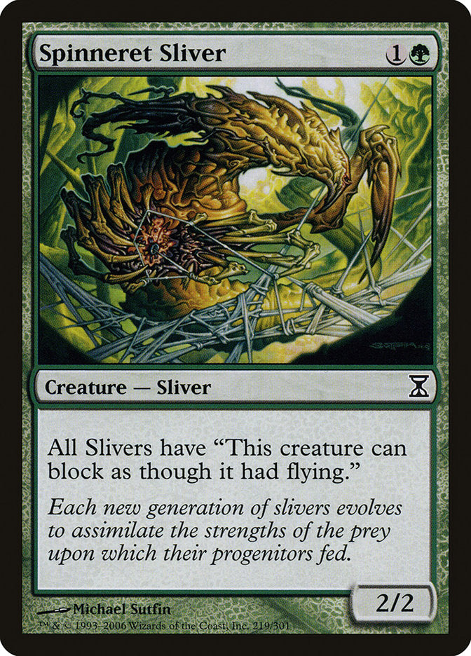 Spinneret Sliver [Time Spiral] Magic: The Gathering