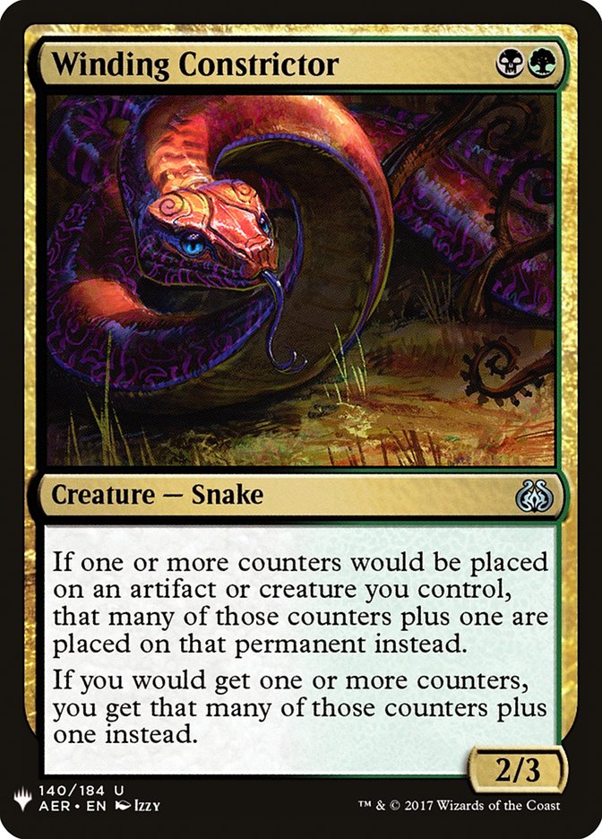 Winding Constrictor [Mystery Booster] Magic: The Gathering