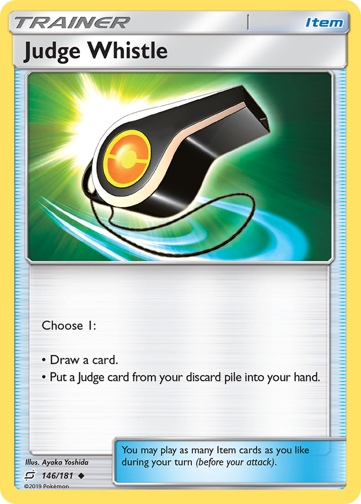 Judge Whistle (146/181) [Sun & Moon: Team Up] Pokémon