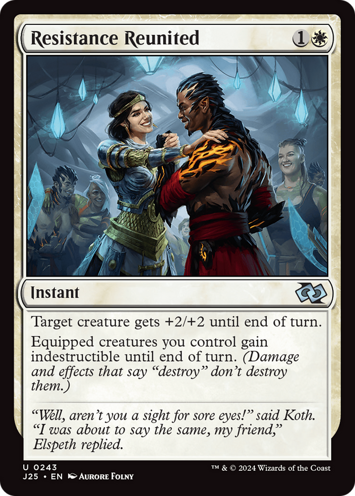 Resistance Reunited [Foundations Jumpstart] Magic: The Gathering