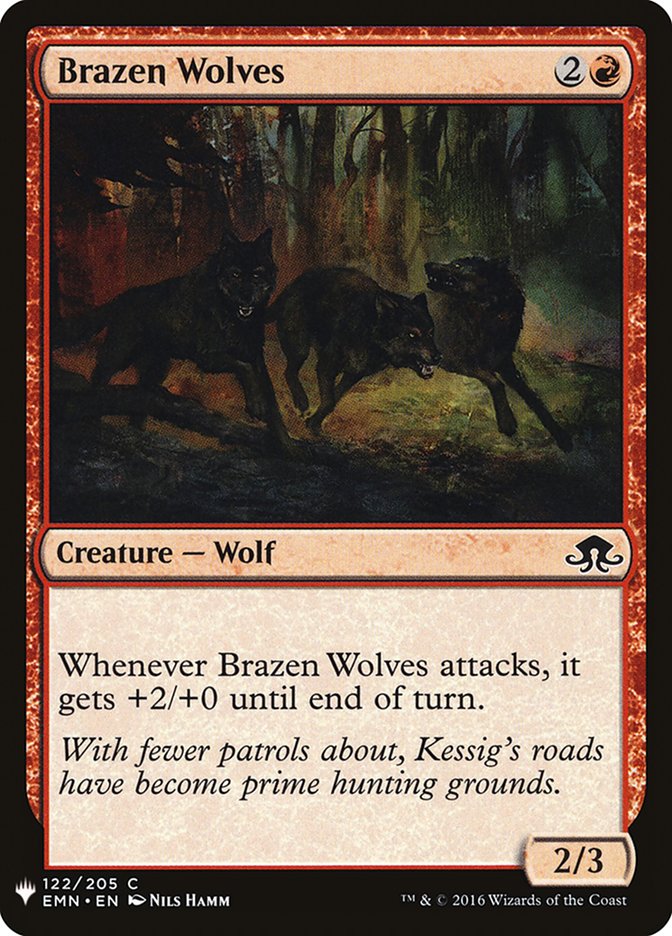 Brazen Wolves [Mystery Booster] Magic: The Gathering