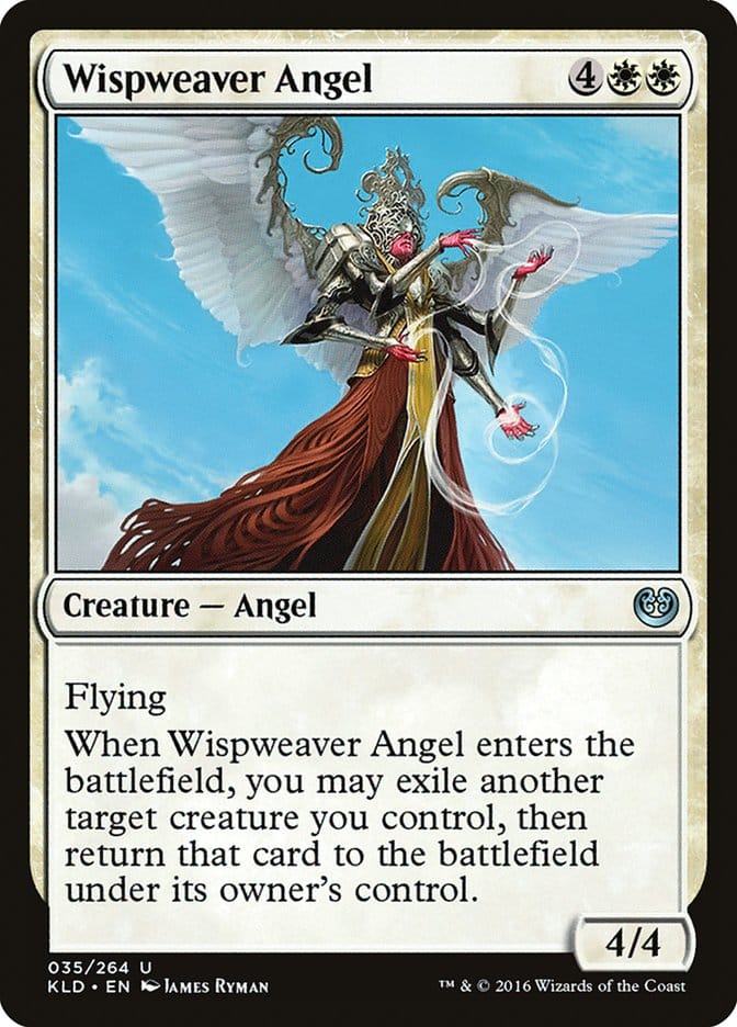 Wispweaver Angel [Kaladesh] Magic: The Gathering