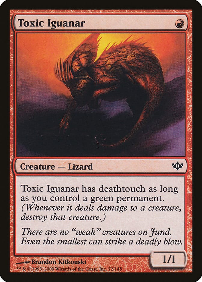 Toxic Iguanar [Conflux] Magic: The Gathering