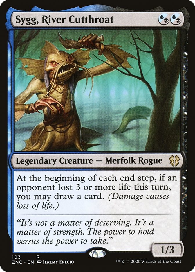 Sygg, River Cutthroat [Zendikar Rising Commander] Magic: The Gathering