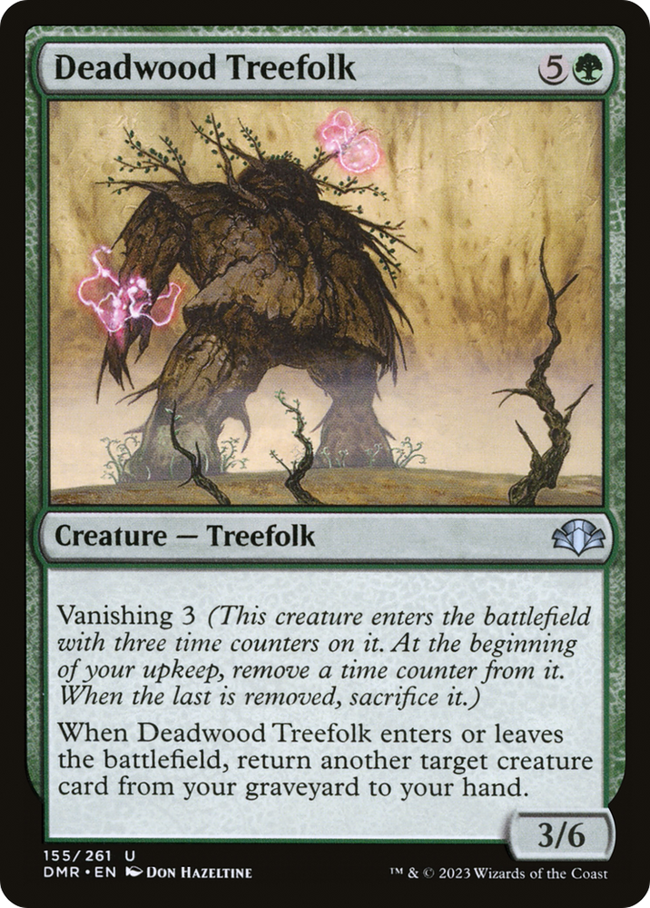 Deadwood Treefolk [Dominaria Remastered] Magic: The Gathering