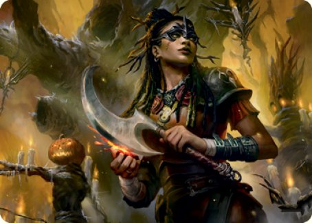 Harvesttide Sentry Art Card [Innistrad: Midnight Hunt Art Series] Magic: The Gathering