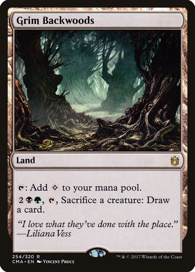Grim Backwoods [Commander Anthology] Magic: The Gathering