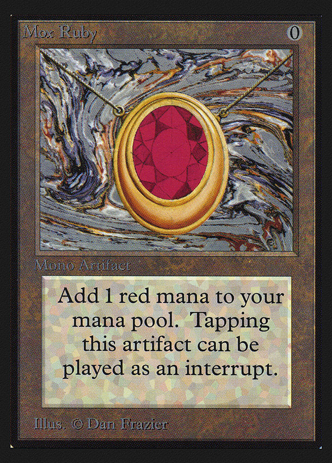 Mox Ruby [Collectors' Edition] Magic: The Gathering